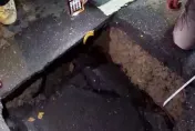 快訊/北市民生東路二段驚現天坑！幸無傷亡排除狀況中