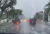 快訊/雷電交加！北北基桃「國家級雨彈狂炸」　大雷雨下到16:45