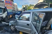 27歲還無照！三寶逆向超車「撞出3車2傷」　尖峰時段塞翻天