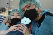晏柔中生了！楊孟霖甜曬全家福　嘆：這一刻永生難忘