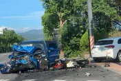 快訊/礁溪小客車疑闖紅燈撞飛機車　騎士爆頭送醫搶救仍不治