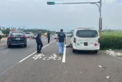 影/屏東救護車搶救心臟病患！路口攔腰撞飛67歲騎士　送醫宣告不治