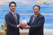 影/蔣萬安親見上海市長龔正　雙方超巧互贈「這禮物」隱含兩岸和平