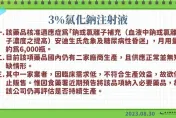 快訊／蘇一峰醫師曝「醫療用3%食鹽水全台停產」！食藥署急澄清　國內兩家廠商情況