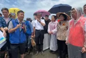 海葵颱風/雲林箔子寮海水倒灌地方怒嗆　陳建仁澄清：有無選舉都認真打拼