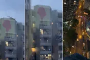 影/強風掀翻太陽能板險砸人　颱風蘇拉1天2度登陸廣東致港75人傷