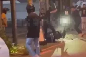 影/颱風夜暴走！竹北飆仔當街圍砸機車   他夜遊目睹這驚人一幕