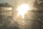 海葵颱風/台東16級風掃倒「整排電線桿」　直擊爆炸火光超驚人