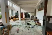 海葵颱風/台東棒球名校泰源國中慘被轟炸！校園一片狼藉　損失破千萬