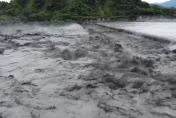 海葵颱風/「怪獸級」雨量太嚇人！濁水溪暴漲　集集攔河堰18水門全開洩洪