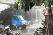 快訊/大雨炸全台！15縣市大雨下到晚上　山區注意較大雨勢