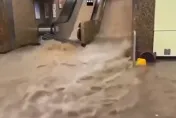 影/海葵環流襲珠三角！深圳暴雨破4紀錄　地鐵站慘淹泡水車自燃竄火舌