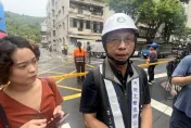 快訊/大直民宅現場直擊！塌陷造成2階段破壞　技師施志鴻：坍塌民宅必須拆除