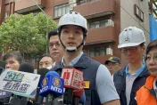 基泰建設釀大直民宅下陷　蔣萬安說重話：建商沒負責前休想再動任何一個案子