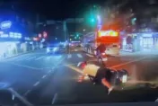 「市區猴子」飆車自摔！向警汙衊後方車追撞　行車紀錄器還清白