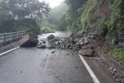 連日雨彈狂炸！南橫公路3處落石中斷交通　工務段急搶修