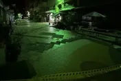 影/台南永康暗夜槍響！男遭擊中大腿血濺社區中庭　警鎖定對象追緝中