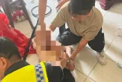 快訊/台中男暴走縱火！失控潑鹽酸灼傷8警消