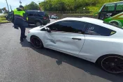 影/坪林北宜公路「轎車、重機擦撞」！2人緊急送醫　現場慘況曝光