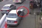 影/汽車紅燈也要鑽縫！北埔前村長自家門前被拖行5米亡