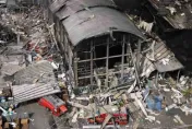 屏東高爾夫球具廠大爆炸/屏東工廠爆炸空拍曝光　3消防車「炸爛壓毀」現場如廢墟