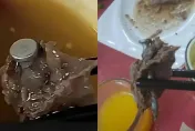 喝到人肉湯？餐廳用餐咬到「鋼釘」　網友嚇壞：人類骨科手術專用