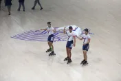 杭州亞運／險勝0.01秒！男子接力「壓線一腳」擊敗韓國　滑輪溜冰半小時進帳雙金