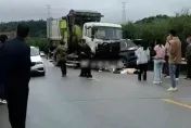 影/喜事成憾事！迎親禮車突變道「迎面撞向垃圾車」　新人與伴娘6人喪命