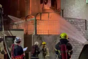 影/台南東區民宅凌晨火警　2桶瓦斯外洩起火住戶驚逃