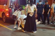 影/酒過三巡互看不爽！台中酒吧「4打3」2傷　正妹叼菸守護超吸睛