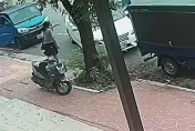 影/苗栗女走路看手機「被當檢舉魔人」！違停男惱羞勒頸嗆：手機交出來