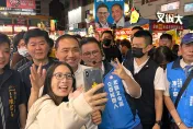 藍白合卡關！侯友宜一中街喝「正面的力量」繼續前進