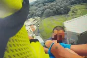 影/千鈞一髮！新竹男跟女友吵完架失足「掛」11樓陽台　2警出手拉回來