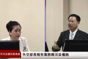 影/吳釗燮拍桌罵人影片曝光！ 李貴敏批以巴撤僑「無為」　他瞬間爆氣怒嗆人身攻擊