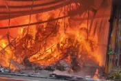 快訊/高雄美濃金香店大火　煙龍竄天傳爆炸聲消防灌救中