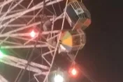 影/超驚險！印度遊樂園摩天輪故障　消防員搏命徒手攀爬救人