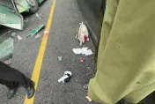 快訊/國3遊覽車4死車禍　駕駛還原瞬間：變換車道時、自小客突竄出