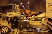 新澳隧道17撞原因曝！砂石車超速未煞車　肇事運匠「一時恍神」釀禍