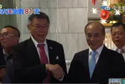 影/柯文哲會見王金平！侯友宜喊出「講清楚要不要娶我」　他回應笑了
