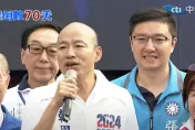 選賴清德台灣將面對戰爭！韓國瑜北市站台喊：和平的鑰匙在侯友宜手上