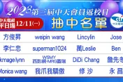 「2023中天會員返校日 超級同學會」　實體主播見面會抽中名單出爐囉~