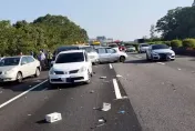 跟聯結車爭道！國3香山段7車連環撞　回堵5公里、1人傷