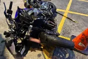 影/禮讓救護車結果自己也被救護！紅牌重機男慘遭撞「空翻3圈」3人送醫