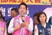 被問怎看藍白合全民調？蔣萬安喊「味全龍加油」　游淑慧幫救援