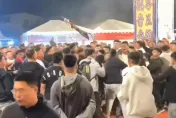 影/台南廟會大亂鬥！31歲男狂噴辣椒水　與陣頭爆發衝突畫面曝