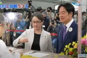 影/「賴蕭配」搶頭香登記參選！　賴清德：全世界都在看台灣的選擇
