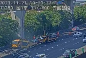 快訊/國1北向五股段連環車禍！5車撞成堆佔外側車道　平均時速10公里