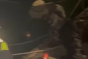 影/正濱漁港酒醉尿尿！男下秒噗通落水　友人看到也跳下去