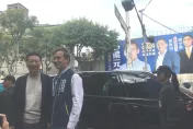 驗收葉元之手繪競選看板　趙少康：「這個」可以再多一點