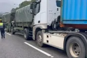 國3轎車鬼切下交流道！害2軍車急煞遭聯結車追撞
